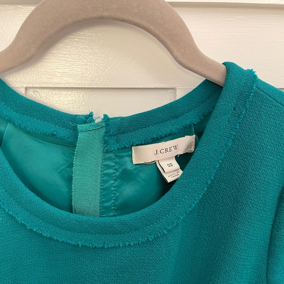 J. Crew Teddie green wool dress - Picture 3 of 3